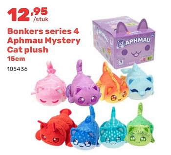 Promoties Bonkers series 4 aphmau mystery cat plush - Huismerk - Happyland - Geldig van 15/04/2024 tot 17/08/2024 bij Happyland
