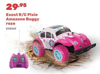 Promotions Exost r-c pixie amazone buggy roze - Exost - Valide de 15/04/2024 à 17/08/2024 chez Happyland