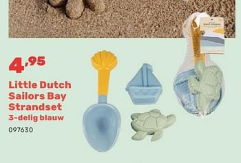 Promoties Little dutch sailors bay strandset 3-delig blauw - Little Dutch - Geldig van 15/04/2024 tot 17/08/2024 bij Happyland