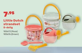 Promoties Little dutch strandset 5-delig - Little Dutch - Geldig van 15/04/2024 tot 17/08/2024 bij Happyland