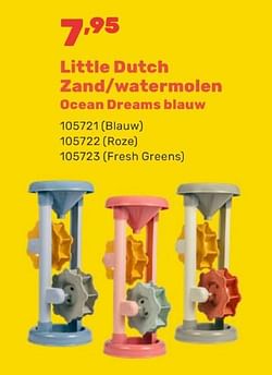 Little dutch zand-watermolen ocean dreams blauw