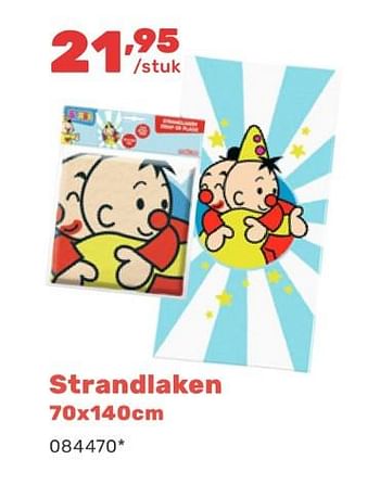 Promoties Strandlaken - Bumba - Geldig van 15/04/2024 tot 17/08/2024 bij Happyland
