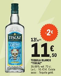 Tequila blanco tiscaz-Tiscaz