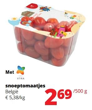 Promotions Snoeptomaatjes - Produit Maison - Spar Retail - Valide de 25/04/2024 à 08/05/2024 chez Spar (Colruytgroup)