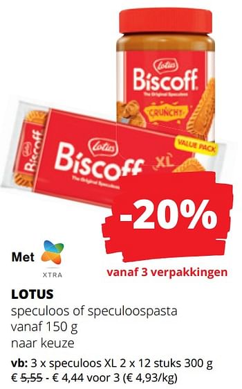 Promotions Speculoos of speculoospasta - Lotus Bakeries - Valide de 25/04/2024 à 08/05/2024 chez Spar (Colruytgroup)