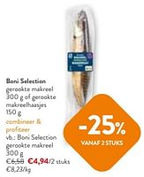 Promoties Boni selection gerookte makreel - Boni - Geldig van 24/04/2024 tot 07/05/2024 bij OKay