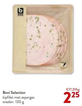 Promotions Boni selection kipfilet met asperges sneden - Boni - Valide de 24/04/2024 à 07/05/2024 chez OKay