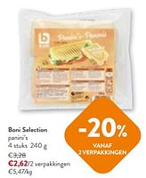Promoties Boni selection panini`s - Boni - Geldig van 24/04/2024 tot 07/05/2024 bij OKay