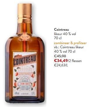 Promotions Cointreau likeur - Cointreau - Valide de 24/04/2024 à 07/05/2024 chez OKay