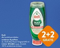 Promoties Dreft alle handafwasmiddelen max power original - Dreft - Geldig van 24/04/2024 tot 07/05/2024 bij OKay