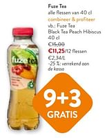 Promoties Fuze tea black tea peach hibiscus - FuzeTea - Geldig van 24/04/2024 tot 07/05/2024 bij OKay