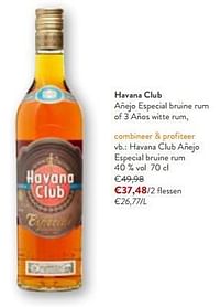 Havana club añejo especial bruine rum-Havana club