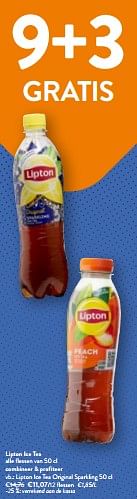 Promotions Lipton ice tea original sparkling - Lipton - Valide de 24/04/2024 à 07/05/2024 chez OKay