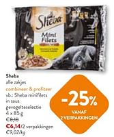 Promoties Sheba minifilets in saus gevogelteselectie - Sheba - Geldig van 24/04/2024 tot 07/05/2024 bij OKay