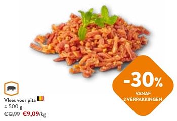 Promotions Vlees voor pita - Huismerk - Okay Buurtwinkels - Valide de 24/04/2024 à 07/05/2024 chez OKay