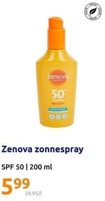 Promotions Zenova zonnespray - Zenova - Valide de 24/04/2024 à 30/04/2024 chez Action