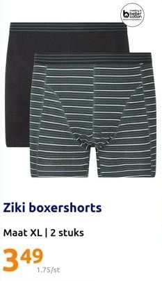 Promotions Ziki boxershorts - Ziki - Valide de 24/04/2024 à 30/04/2024 chez Action