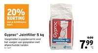 Promoties Gyproc jointfiller - Gyproc - Geldig van 24/04/2024 tot 30/04/2024 bij Gamma