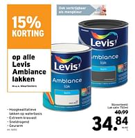 Promoties Levis ambiance lakken lak satin - Levis - Geldig van 24/04/2024 tot 30/04/2024 bij Gamma