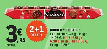 Promoties Rocher suchard - Suchard - Geldig van 23/04/2024 tot 04/05/2024 bij E.Leclerc
