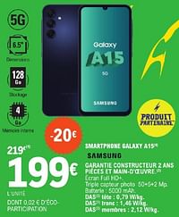 Samsung smartphone galaxy a15-Samsung