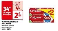 Dentifrice colgate max white-Colgate