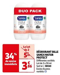 Déodorant bille sanex natur protect-Sanex