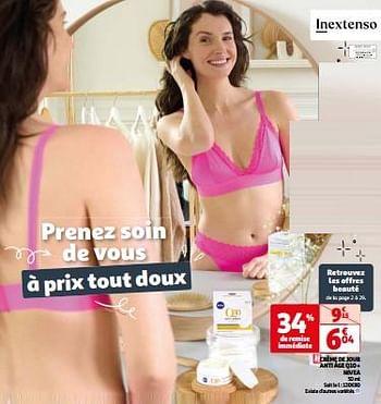 Promoties Crème de jour anti âge q10 + nivea - Nivea - Geldig van 23/04/2024 tot 06/05/2024 bij Auchan