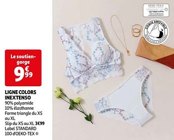 Promotions Soutiengorge ligne colors inextenso - Inextenso - Valide de 23/04/2024 à 06/05/2024 chez Auchan Ronq