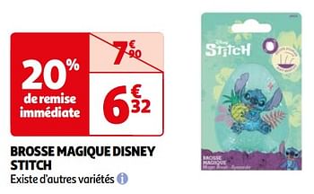 Promoties Brosse magique disney stitch - Huismerk - Auchan - Geldig van 23/04/2024 tot 06/05/2024 bij Auchan