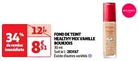Promoties Fond de teint healthy mix vanille bourjois - Bourjois - Geldig van 23/04/2024 tot 06/05/2024 bij Auchan
