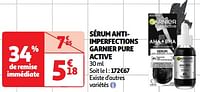 Sérum antiimperfections garnier pure active-Garnier