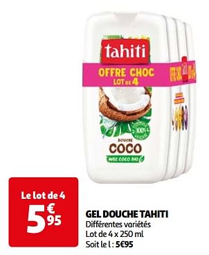 Promotions Gel douche tahiti - Palmolive Tahiti - Valide de 23/04/2024 à 06/05/2024 chez Auchan Ronq