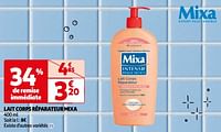 Promotions Lait corps réparateur mixa - Mixa - Valide de 23/04/2024 à 06/05/2024 chez Auchan Ronq