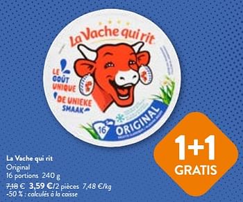 Promoties La vache qui rit original - La Vache Qui Rit - Geldig van 24/04/2024 tot 07/05/2024 bij OKay