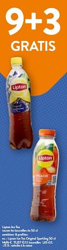 Promoties Lipton ice tea original sparkling - Lipton - Geldig van 24/04/2024 tot 07/05/2024 bij OKay