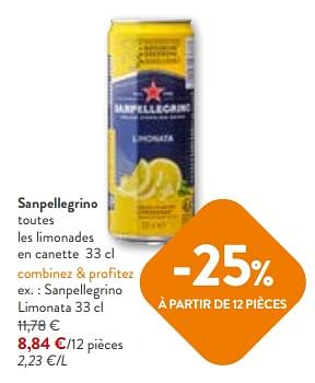 Promotions Sanpellegrino limonata - Sanpellegrino - Valide de 24/04/2024 à 07/05/2024 chez OKay