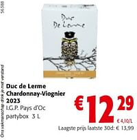 Duc de lerme chardonnay-viognier 2023 i.g.p. pays d’oc-Witte wijnen