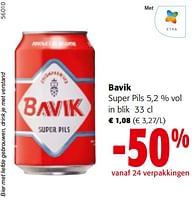 Promoties Bavik super pils - Bavik - Geldig van 24/04/2024 tot 07/05/2024 bij Colruyt