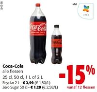 Coca-cola alle flessen-Coca Cola
