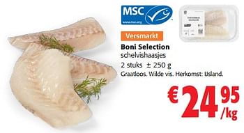 Promotions Boni selection schelvishaasjes - Boni - Valide de 24/04/2024 à 07/05/2024 chez Colruyt