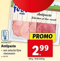 Promoties Antipasto - Alpen Fest - Geldig van 02/05/2024 tot 07/05/2024 bij Lidl