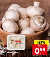 Promoties Fijne champignons - Huismerk - Lidl - Geldig van 02/05/2024 tot 07/05/2024 bij Lidl