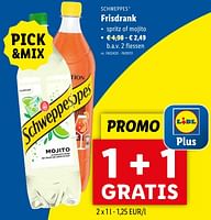 Promoties Frisdrank - Schweppes - Geldig van 02/05/2024 tot 07/05/2024 bij Lidl