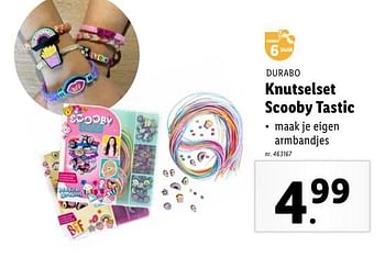 Promoties Knutselset scooby tastic - Durabo - Geldig van 02/05/2024 tot 07/05/2024 bij Lidl