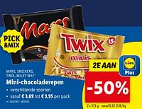 Promoties Mini-chocoladerepen - Huismerk - Lidl - Geldig van 02/05/2024 tot 07/05/2024 bij Lidl