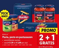 Promoties Pasta, pesto en pastasauzen - Barilla - Geldig van 02/05/2024 tot 07/05/2024 bij Lidl