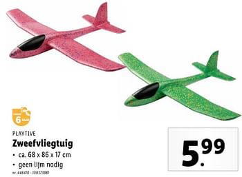 Promoties Zweefvliegtuig - Playtive - Geldig van 02/05/2024 tot 07/05/2024 bij Lidl