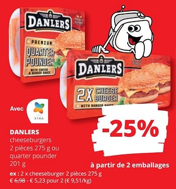 Promotions Cheeseburger - Danlers - Valide de 25/04/2024 à 08/05/2024 chez Spar (Colruytgroup)