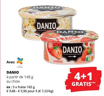 Promoties Danio fraise - Danio - Geldig van 25/04/2024 tot 08/05/2024 bij Spar (Colruytgroup)